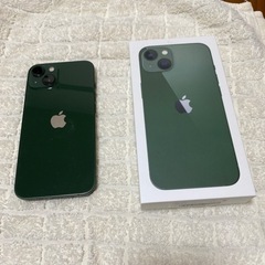 【ネット決済・配送可】iPhone13 グリーン　SIMフリー　...