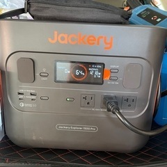 Jackery 1500 pro 中古品　充電時間2時間