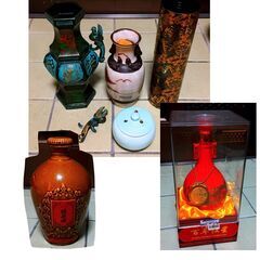 中国の酒瓶、壺、香炉、花瓶等 無料