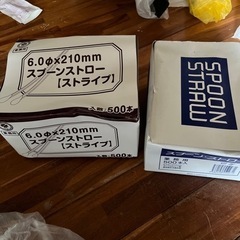 スプーンストロー500本入り2箱！！