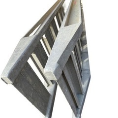 アミルブリッジ　ラダーレール　アミルラダー　アルミスロープ 歩み板全長約3.3m