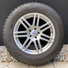 265/60R18 4本 スタッドレスタイヤ ホイール付 5穴 8.5J×18屋内保管 