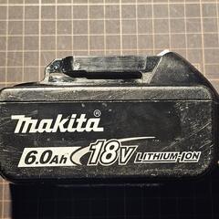 状態良好 Makita バッテリー 18V 6ah BL1860...