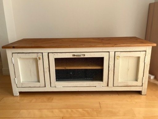 ローボード テレビ台 アンティーク ヴィンテージ 家具 手作り ハンドメイド DIY 北欧風 インターデコハウス