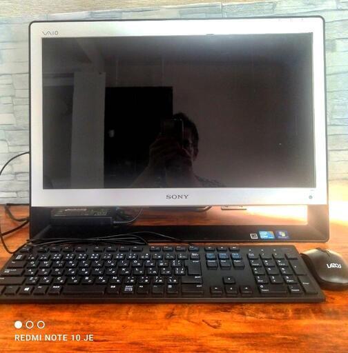 Office2021付き SONY VAIO 一体型パソコン i3 SSD256GB キーボード・マウス付き
