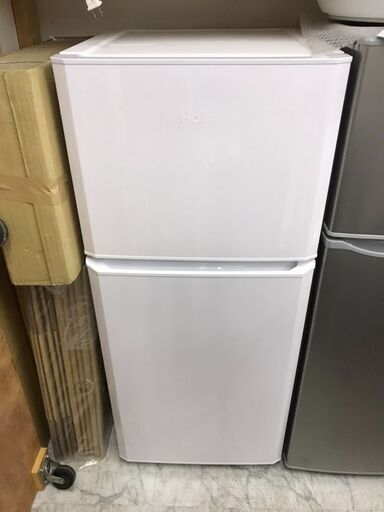 Haier/ﾊｲｱｰﾙ　2ドア冷凍冷蔵庫　121L　JR-N121A　2017年製