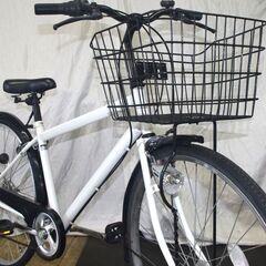 商談中「中古」27インチ/6段変速/オートライト/シティサイクル