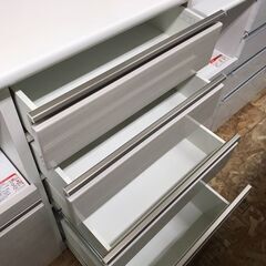 ニトリ　ポスティア100　キッチンボード　レンジボード　食器棚　おしゃれ　クリーニング済み　貝塚市　二色浜