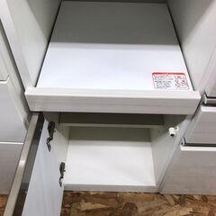 ニトリ　ポスティア100　キッチンボード　レンジボード　食器棚　おしゃれ　クリーニング済み　貝塚市　二色浜