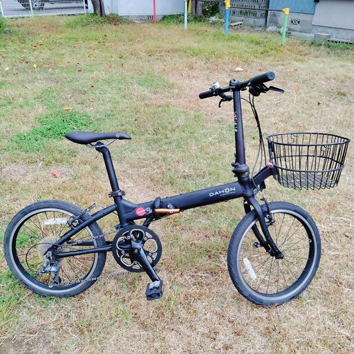チェーン他交換! 前かご・ノーパンクタイヤ装備! DAHON 2021 Speed D8 Airless