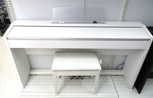 CASIO / カシオ 電子ピアノ Privia 88鍵 PX-770WE 2017年製 譜面台・ACアダプタ・ペダル・椅子付き【ユーズドユーズ名古屋天白店】JO0055