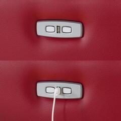 ニトリ  2人用電動本革リクライニングソファ (UM01 DBR BOX付き 2モーター) ニトリ