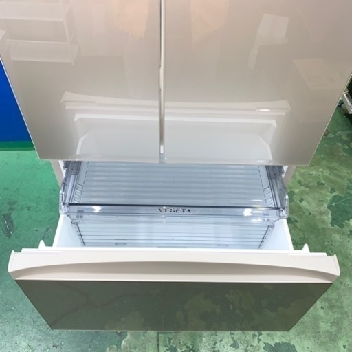 送料設置無料　東芝　自動製氷機能付き大型冷蔵庫　462L 東芝 冷蔵庫 462L 観音開き 6ドア 幅65cm 摘みたて野菜室 速鮮チルド