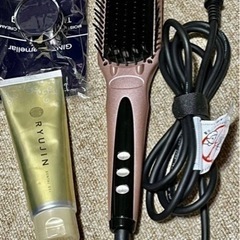 美品 MiroPure S102 ヒートブラシ ストレートヘアア...