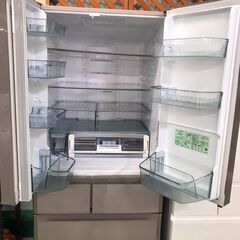 日立 ヒタチ 冷蔵庫 R-XG51J 6ドア 2019年製 真空チルド 大容量