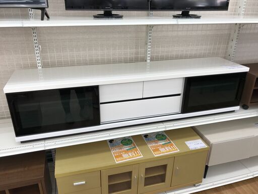 ★ジモティ割あり★ ニトリ テレビ台 ホワイト H42×W179.5×D39 クリーニング済み KJ3359