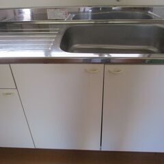 【ほぼ新品！今月末まで　最終値下げ】システムキッチン　クリナップ　流し台　レンジフード　シンク　吊り棚