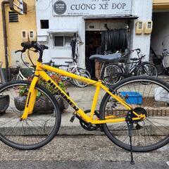⭕️⭕️ クロスバイク　７００ｘ２８ｃ　６変速　ＨＵＭＭＥＲ　黄色　配達可能 ⭕️⭕️ クロスバイク 700x28c 6変速 HUMMER 黄色 配達可能