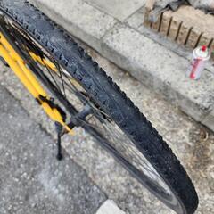 ⭕️⭕️ クロスバイク　７００ｘ２８ｃ　６変速　ＨＵＭＭＥＲ　黄色　配達可能