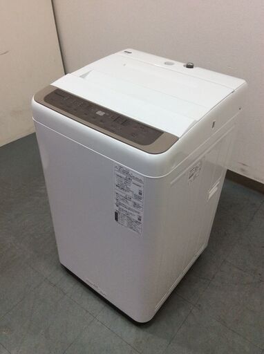（12/21受渡済）YJT7662【Panasonic/パナソニック 7.0㎏洗濯機】美品 2022年製 NA-F70PB15 家電 洗濯 簡易乾燥付