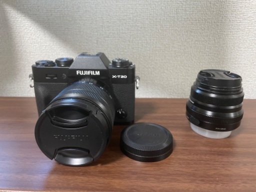 【価格交渉可】富士フイルム　デジタル一眼カメラ X-T20とレンズ2本セット