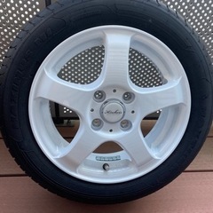 取引完了】155/65R14 軽自動車用タイヤアルミホイール4本セット