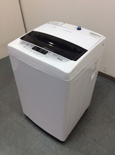 （10/30受渡済）JT7001【YAMAZEN/ヤマゼン 5.0㎏洗濯機】2021年製 YWMA-50 家電 洗濯 簡易乾燥付