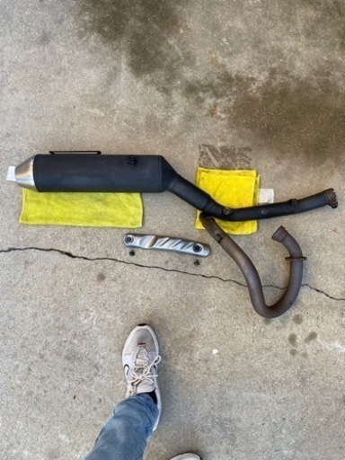 スズキdrz400sm 純正フルエキマフラー スズキ DR-Z400 マフラー 29F7