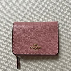 COACH 三つ折財布 ピンク