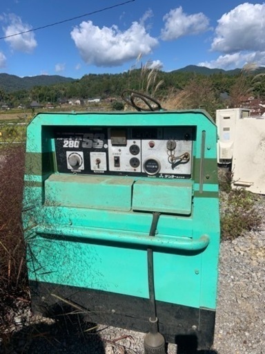 価格面談，溶接機 280SS デンヨー ウェルダー 防音型エンジン発電溶接機