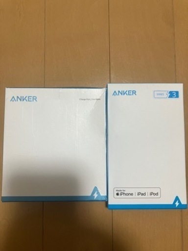 [新品未開封]ANKER USBポートlightningケーブル　セット