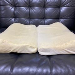テンピュール枕　無圧　体圧分散　低反発枕　2点セット