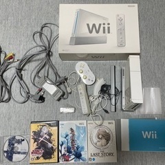 Wii本体、クラシックコントローラー、D端子ケーブル、ソフト4本付き