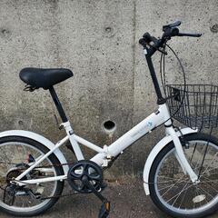 中古折り畳み自転車 THREE STONE 6段変速 20インチ 中古折り畳み自転車 THREE STONE 6段変速 20インチ