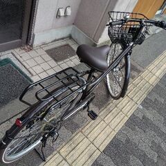 CASULY[カジュリー]SMART(スマート)27吋 ファッションシティーサイクル 外装6段/LEDオート/ダークブラウン