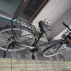 CASULY[カジュリー]SMART(スマート)27吋 ファッションシティーサイクル 外装6段/LEDオート/ダークブラウン