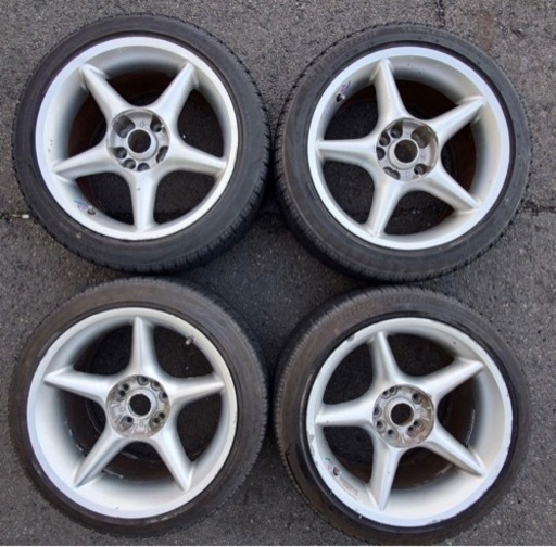 ワーク レイバースポーク スタッドレス付き 215/45R17 (柴犬) 札幌の  