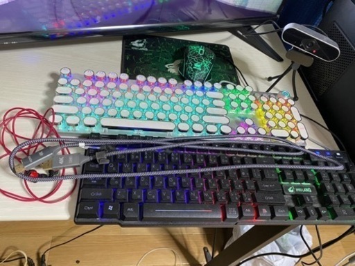 値下げ中］デスクトップPCとモニターのセット！どんなゲームも