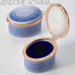 美品　【VENDOME AOYAMA】ジュエリーボックス/陶器製 