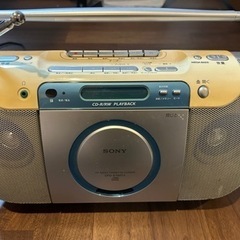 SONY CDラジオカセットコーダー(ブルー) CFD-E100...