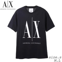 新品アルマーニ エクスチェンジ TシャツBLACK