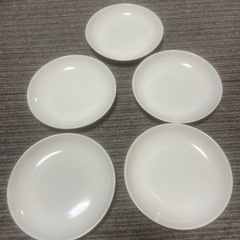 【定価から半額以下】白いお皿　5枚