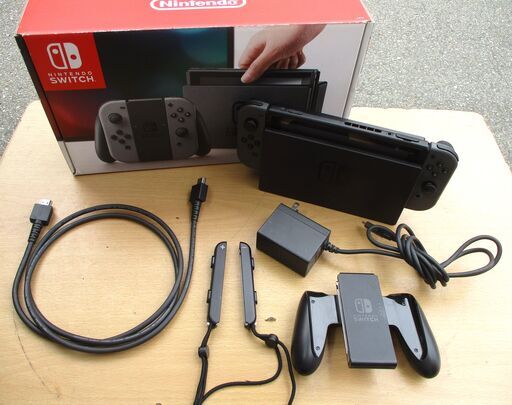 ☆ニンテンドー 任天堂 HAC-001 NINTENDO Switch ニンテンドースイッチ 本体一式 グレー◆カタチを変えてどこへでも