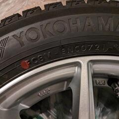 【新品未使用品】ヨコハマタイヤ　iG60　155/65R14　75Q　スタッドレスタイヤホイール　５穴　 ４本セット　（タント、N-BOXなど） 