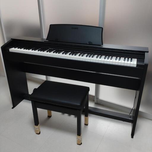 【美品】CASIO Privia PX-770BK・イス・ヘッドホン等のセット