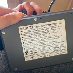 山善 電気カーペット