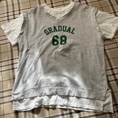 半袖　GRADUAL68 グレーTシャツ