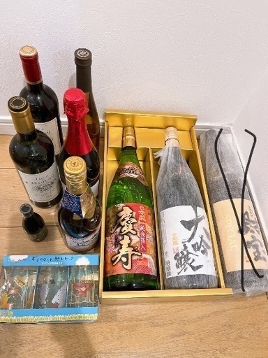 日本酒、ワイン、焼酎おまとめセット