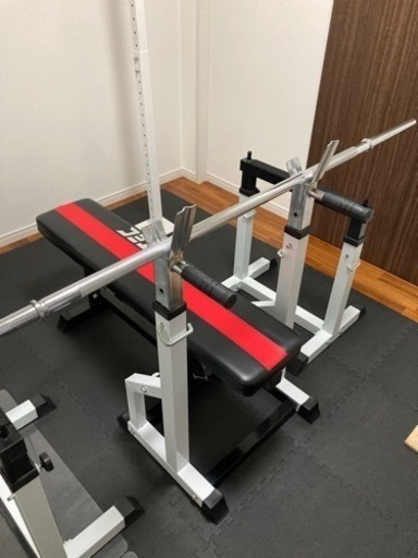 取引終了 】ベンチプレスセット&可変式ダンベル【25kg 1個】 (ヒロ  