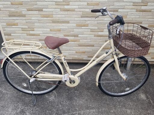 中古自転車 内装3段変速  26インチ LEDオートライト 軽整備済み 防犯登録対応 町田市 相模原市 019MM